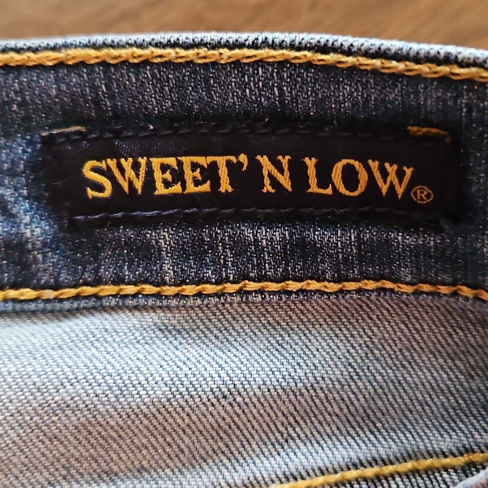 Lucky Brand Sweet N Low Jeans Women's 12 31 Low Rise Flare Boot Cut Denim Y2K - Picture 6 of 10